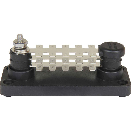 VTE Black Power Distribution Busbar (1 x 1/4" Post & 30 x 6.3mm Tabs) 729285