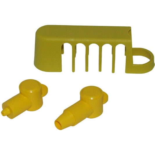 Yellow Cover for Tab Type Power Distribution Posts / Bus Bars 729289