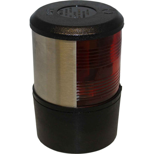 Perko 0200 Base Mount Port Red Navigation Light (Black / 24V / 25W) 730002-24