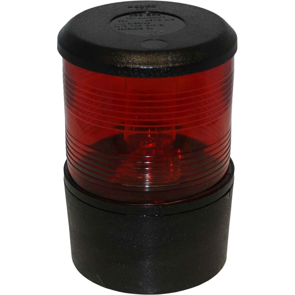 Perko 0200 All Round Red Navigation Light (Black Case / 24V / 25W) 730008-24