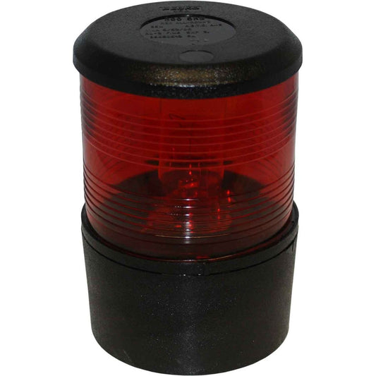 Perko 0200 All Round Red Navigation Light (Black Case / 24V / 25W) 730008-24