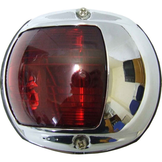 Perko 0170 Port Red Navigation Light (Chrome Plated Case / 12V / 15W) 730162