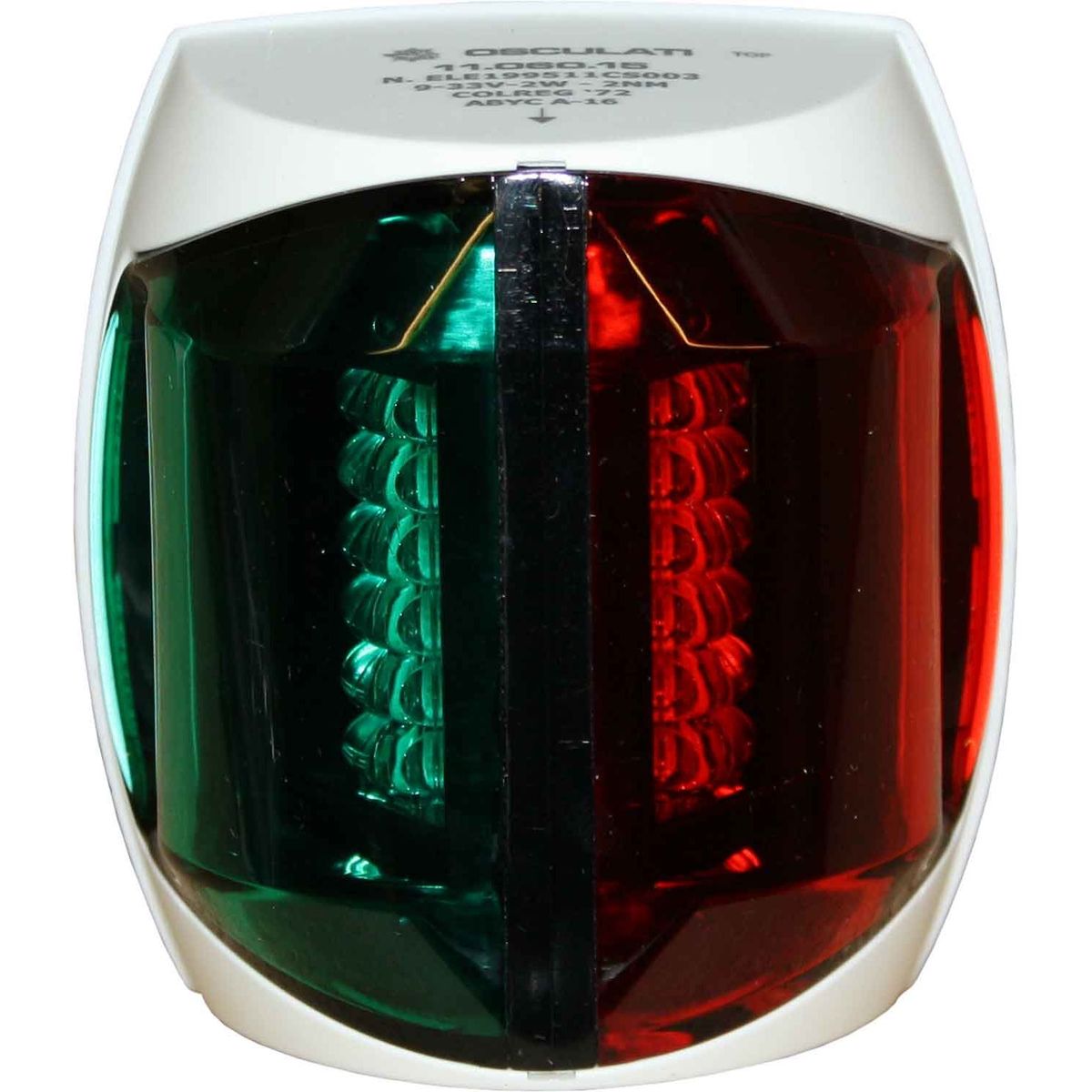 Osculati Bicolour LED Navigation Light (White Case / 12V & 24V) 731675