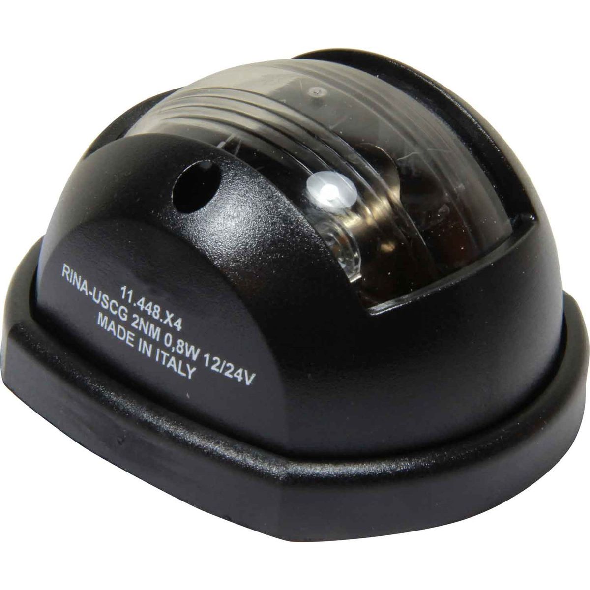 Osculati Stern White LED Navigation Light (Black, 12V) 731703