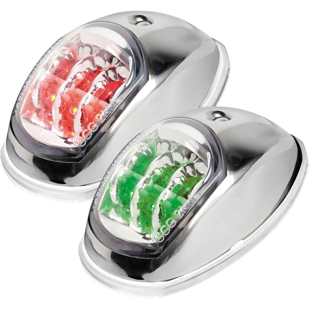 LED Starboard & Port Navigation Lights (Stainless Steel Case / 12V) 731840