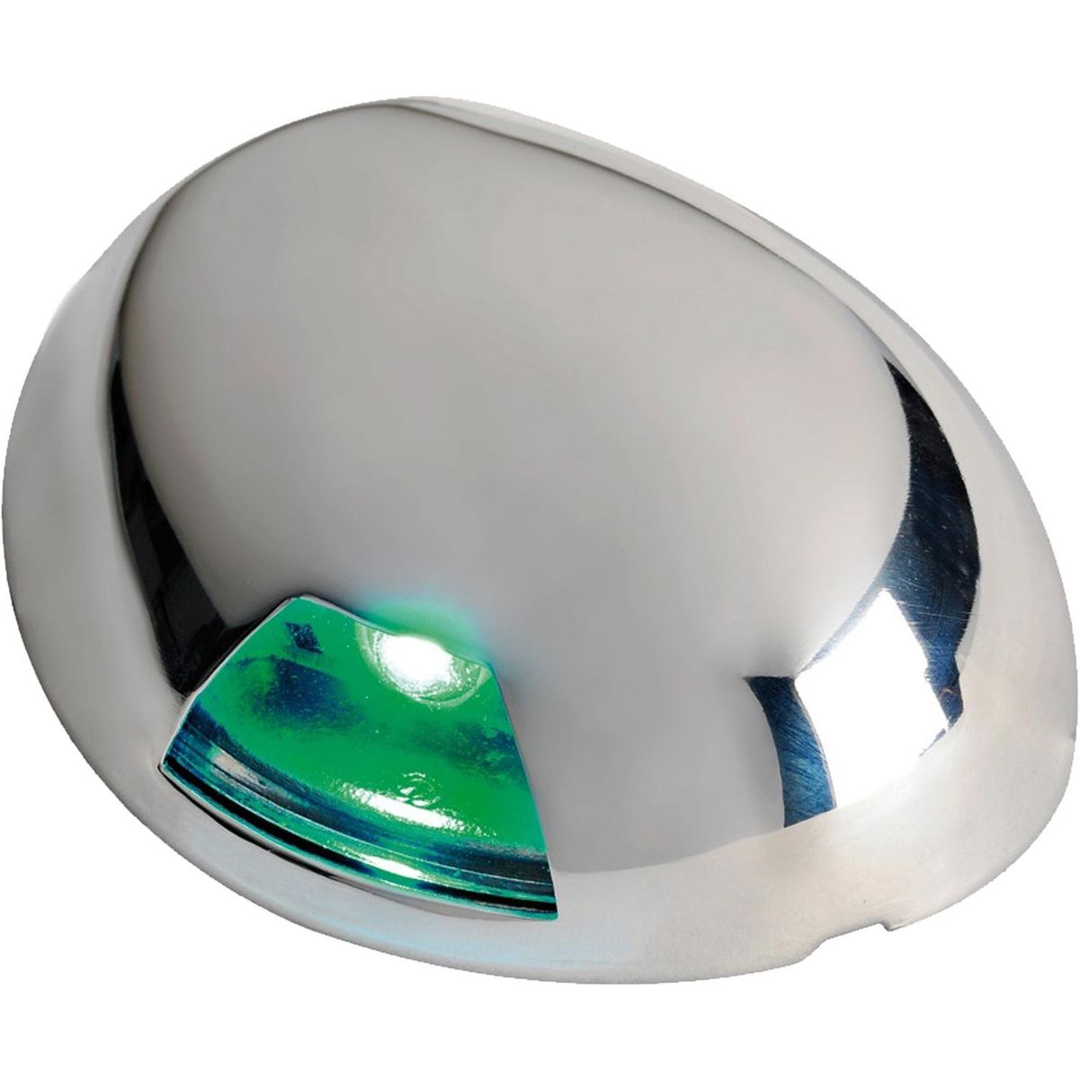 Starboard Green LED Navigation Light (Stainless Steel Case / 12V, 24V) 731872