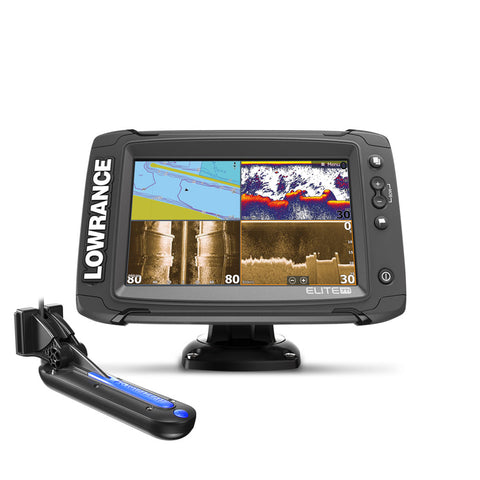 Lowrance Elite 7 Ti with TotalScan Transducer & CMAP North Europe