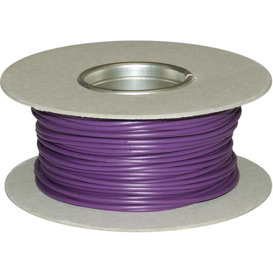 AMC 1 Core 0.5mm&sup2; Purple Thin Wall Cable (50m)