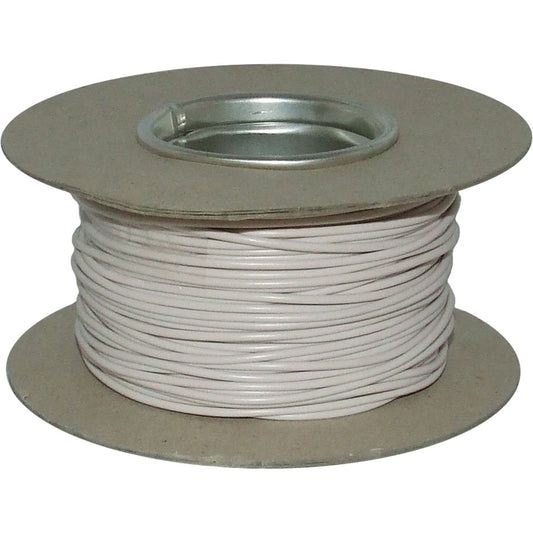 AMC 1 Core 0.5mm&sup2; White Thin Wall Cable (50m)