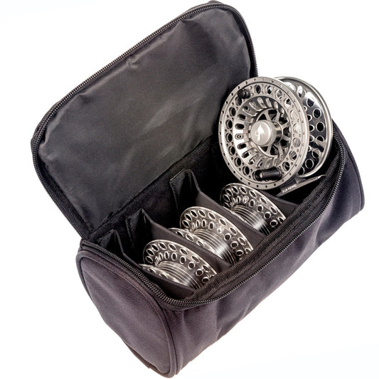 Snowbee Spectre Cassette Fly Reel #7/8 Silver with Bag & 3 Spools