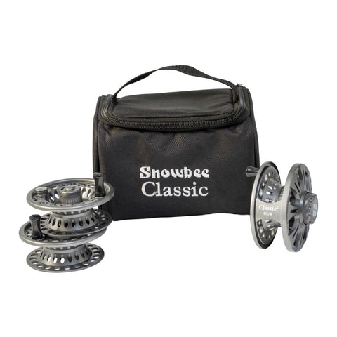 Snowbee Classic 2 Fly Reel Kit #5/6 Reel with case & 2 Spools