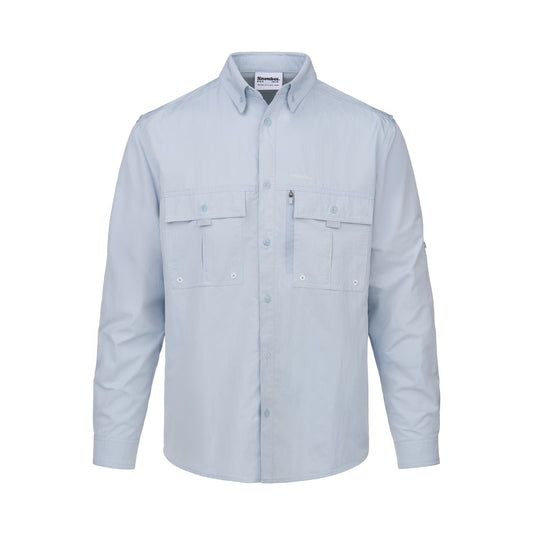 Snowbee Prestige Technical Fishing Shirt - Blue - L