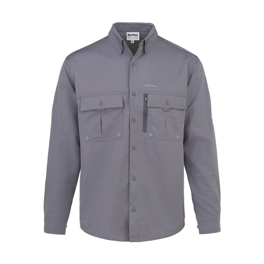 Snowbee Prestige Technical Fishing Shirt - Grey - XL