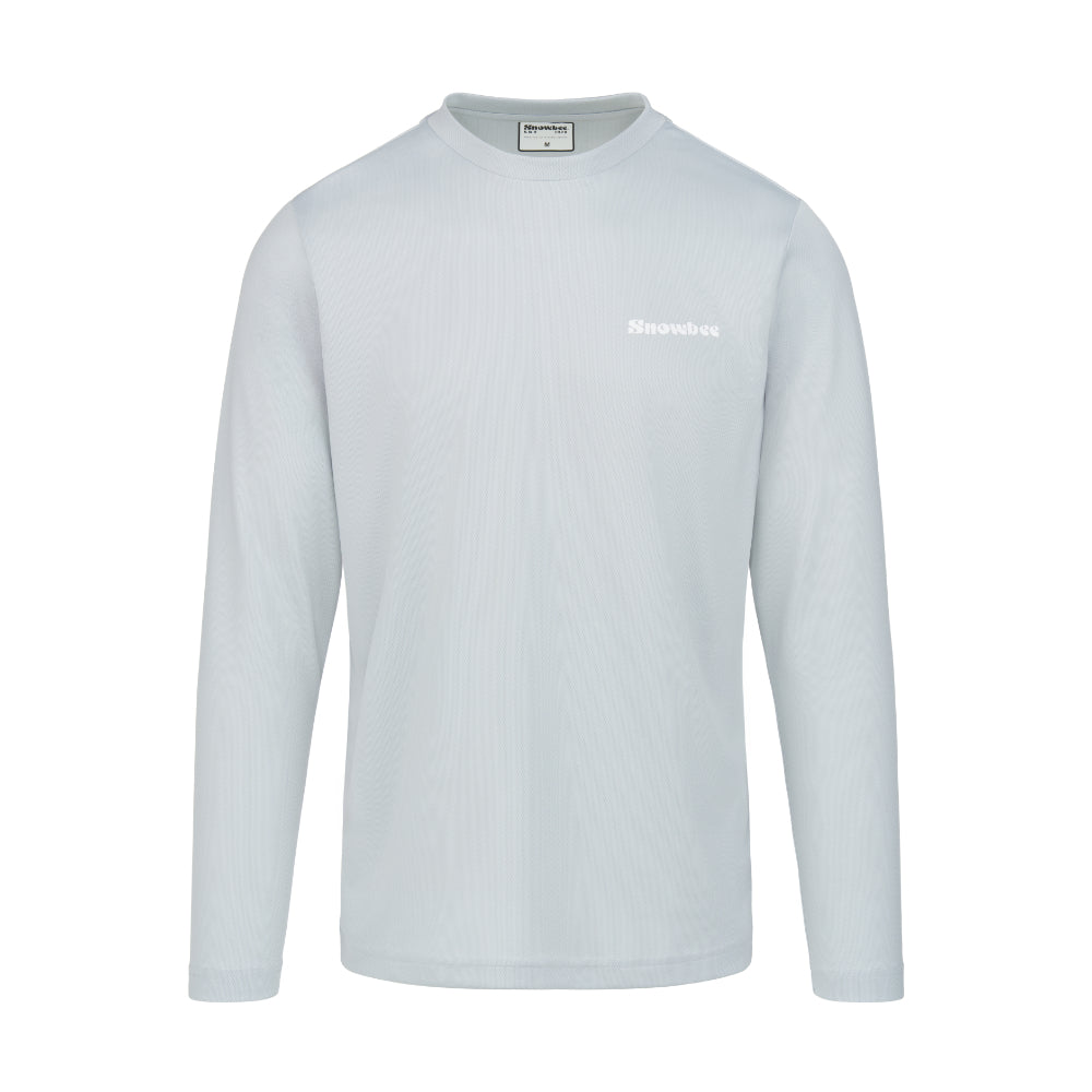 Snowbee Technical Long Sleeve Fishing T-Shirt - Grey - XXL
