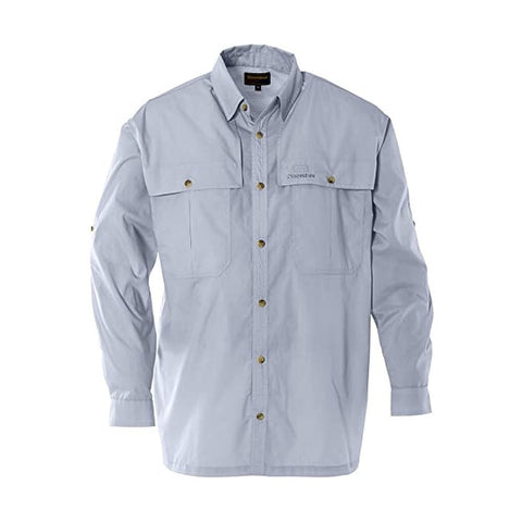 Snowbee Solaris Long Sleeved Fishing Shirt - Pale Sky - L