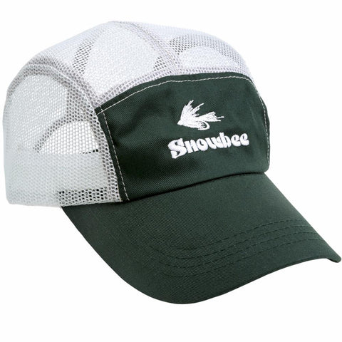 Snowbee 5 Panel Mesh Fishing Cap - Green