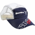 Snowbee 5 Panel Mesh Fishing Cap - Blue