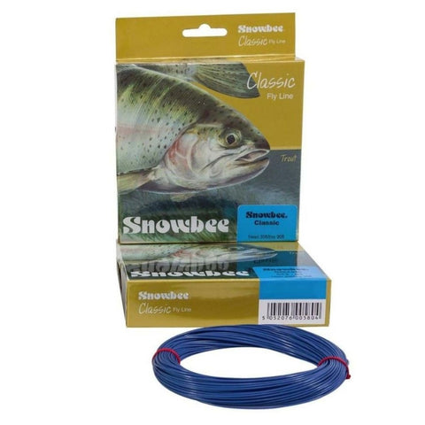 Snowbee Classic Intermediate Fly Line Mid Blue - WF7