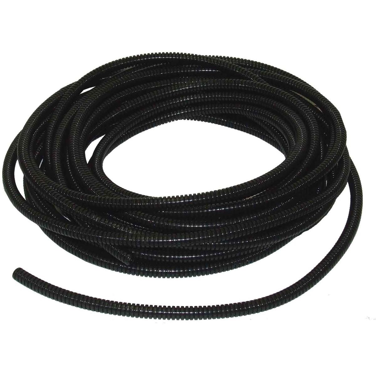 AMC Black Convoluted Wire Sleeving (6.6mm ID / 10 Metres) 735030