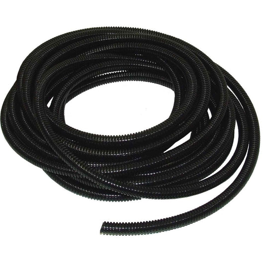 AMC Black Convoluted Wire Sleeving (20.1mm ID / 10 Metres) 735035