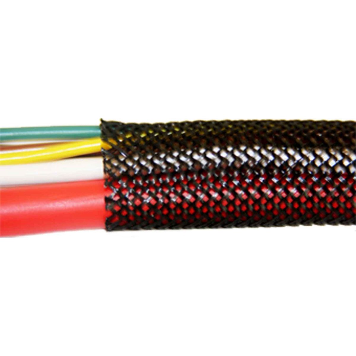 AMC Black Braided Wire Sleeving (5-12mm ID / 10 Metres) 735042