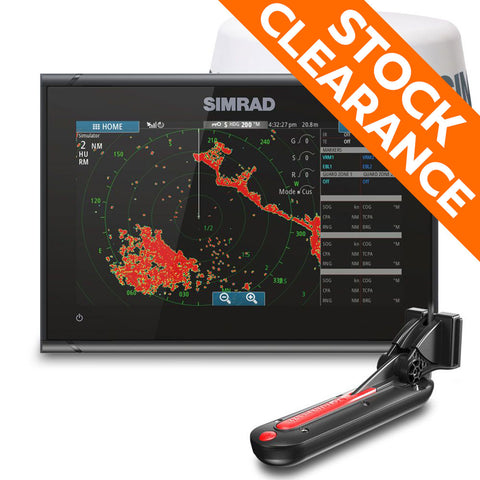 Simrad GO12 XSE with Transducer & 3G Radar