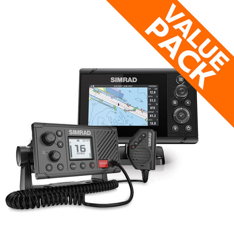 Simrad Cruise 5 and RS20S VHF Bundle