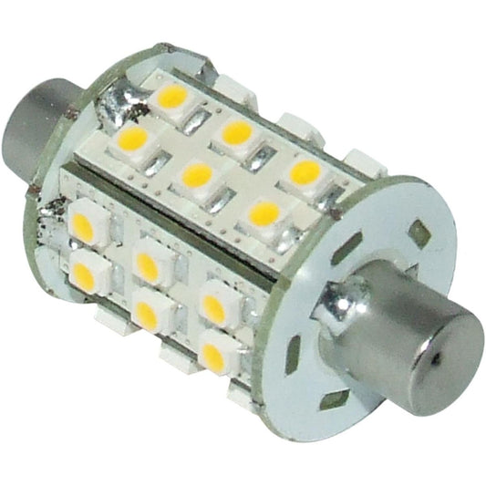 Warm White LED Indented Festoon Navigation Light Bulb (10V - 30V / 2W) 739740