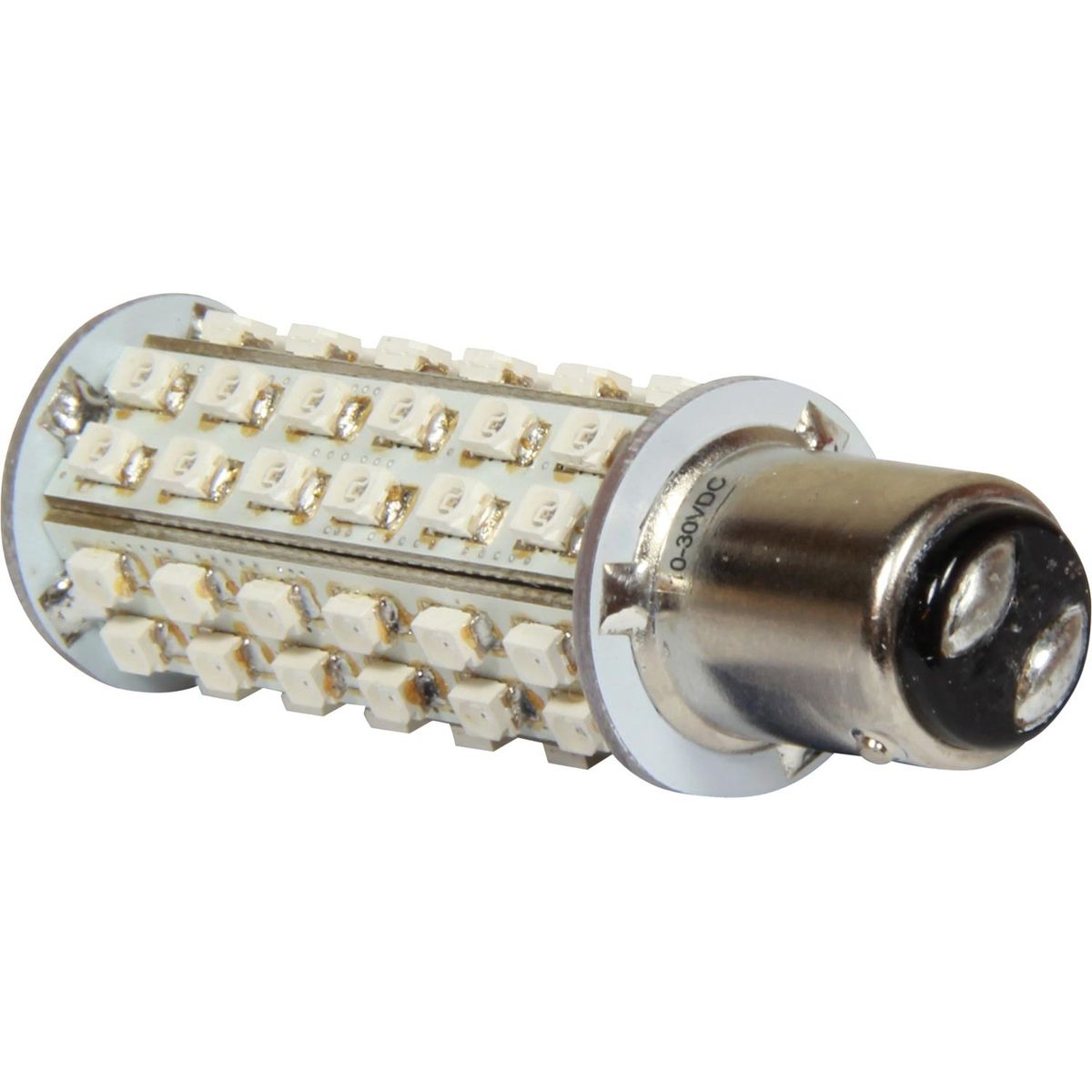 Red LED BAY15d Navigation Light Bulb (10V - 30V / 3.6W / 67mm) 739752