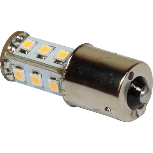 White LED BA15s Light Bulb (10V - 30V / 1.4W) 739808