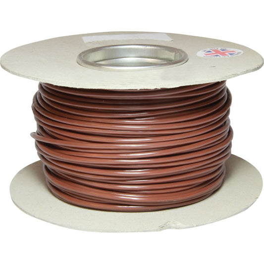 Oceanflex 1 Core 2.5mm&sup2; Tinned Brown Thin Wall Cable (50m) 748125-C