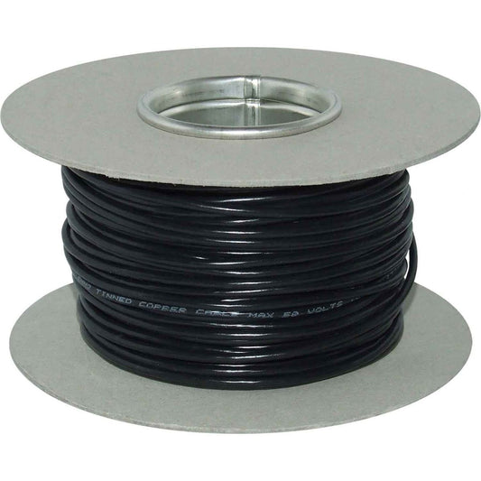 Oceanflex 7 Core 1.5mm&sup2; Tinned Black Thin Wall Cable (100M) 748719-A