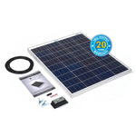 Solar Technology 80W Rigid Solar Panel Kit & 10Ah Charge Controller