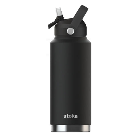 Utoka Atlas 18oz Flask - Black