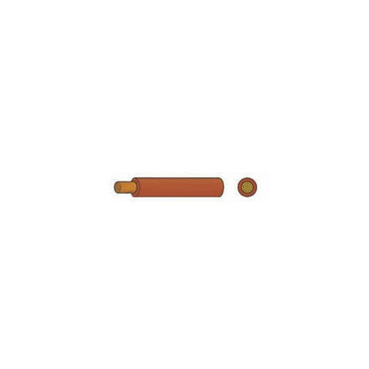 AMC 1 Core 1mm² Brown Thin Wall Cable (100m)