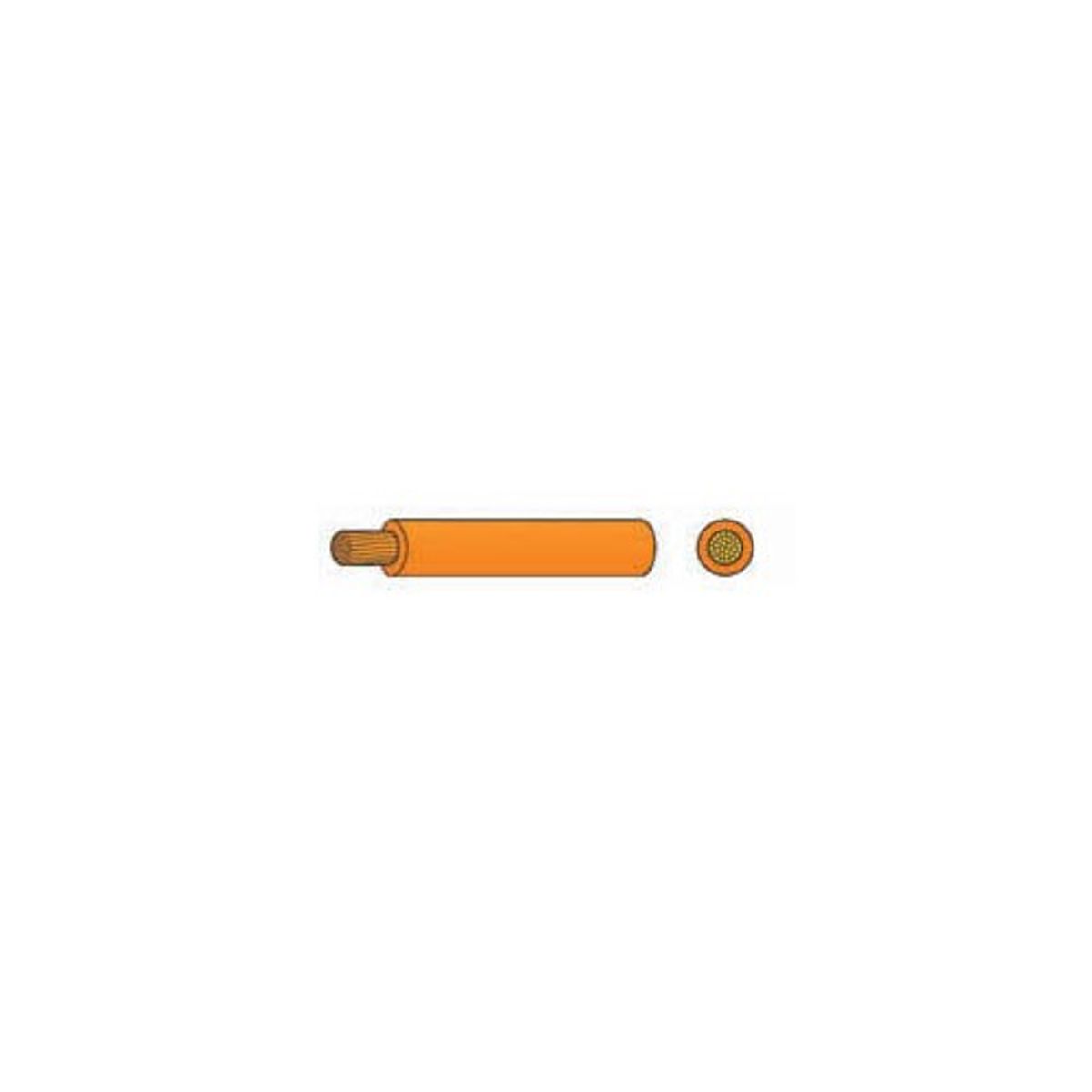 AMC 1 Core 1.5mm&sup2; Orange Thin Wall Cable (100m)