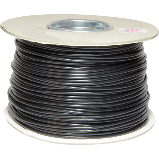 AMC 1 Core 2mm&sup2; Black Thin Wall Cable (100m)