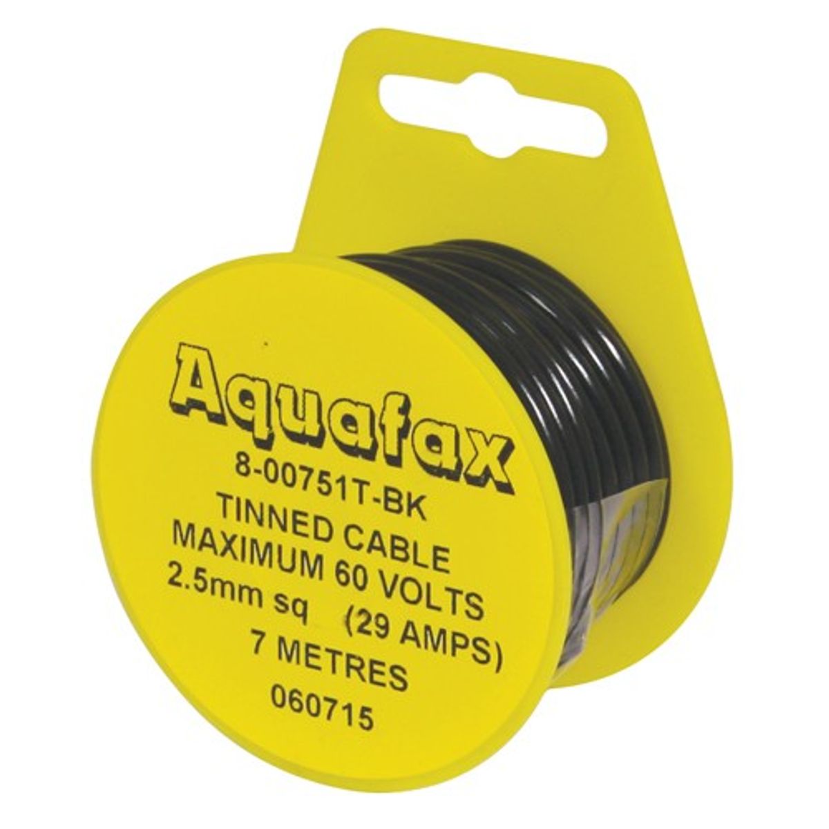 AMC 1 Core 2.5mm² Black Thin Wall Cable (7m / Pack of 10)