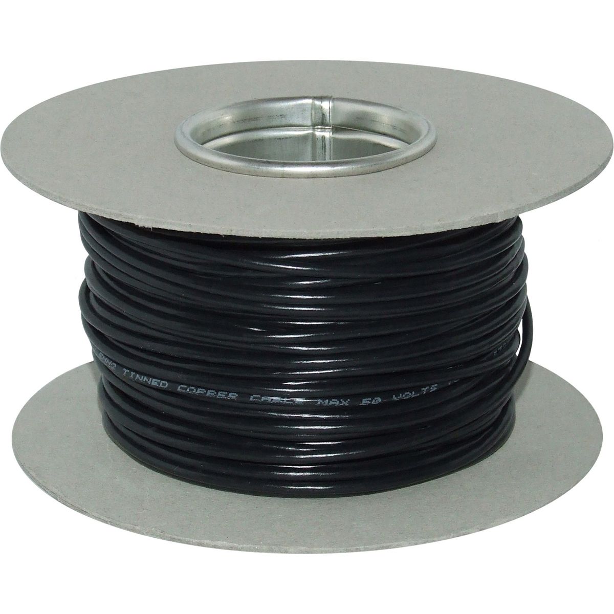 Oceanflex 1 Core 2.5mm&sup2; Tinned Black Thin Wall Cable (50m) 8-00755T-BK