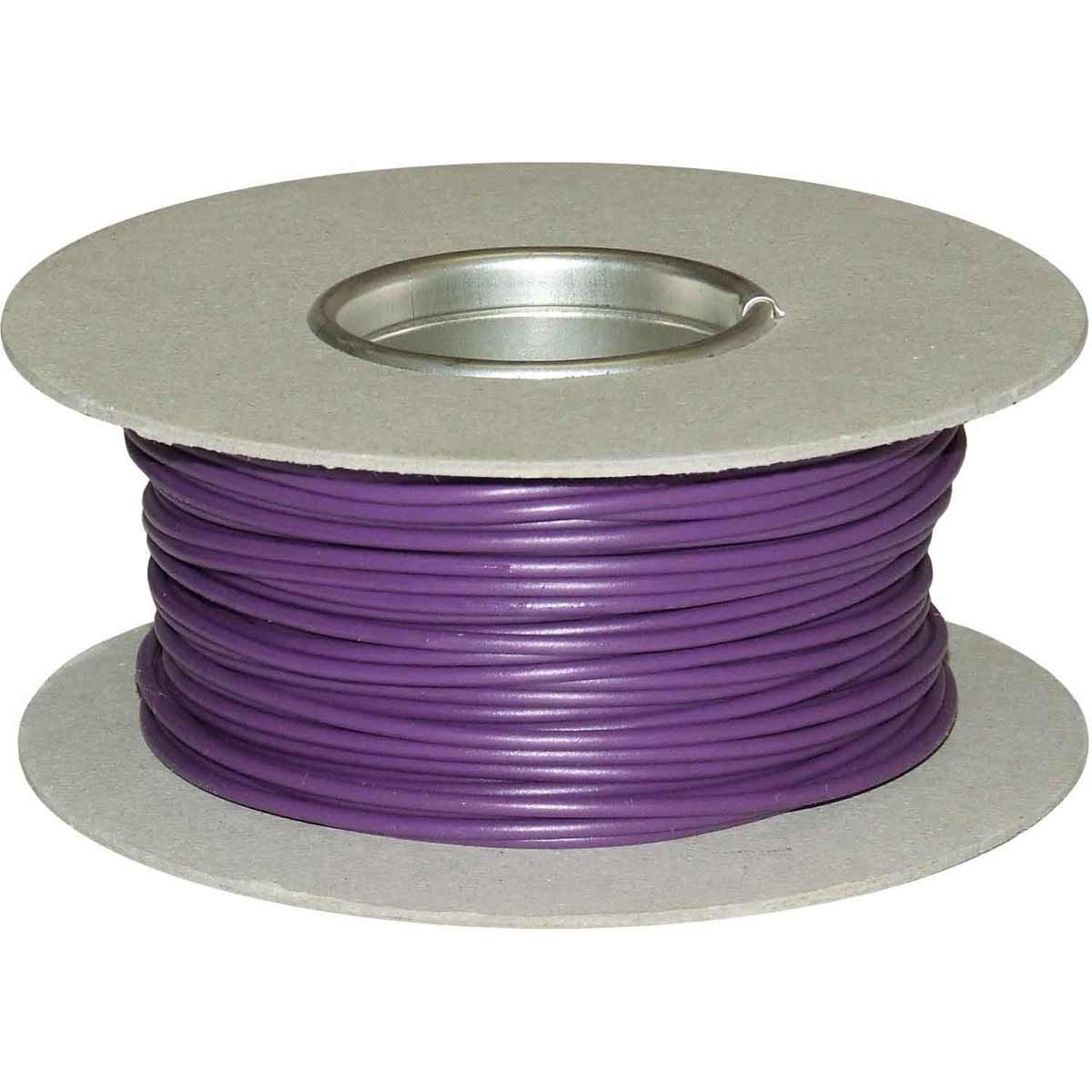 AMC 1 Core 2.5mm² Purple Thin Wall Cable (100m)