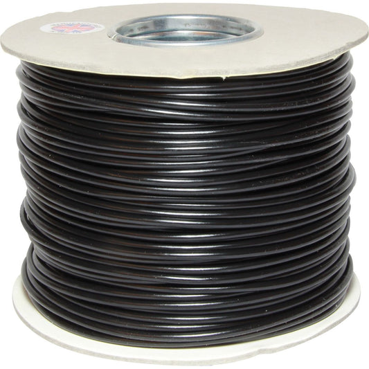 AMC 1 Core 3mm&sup2; Black Thin Wall Cable (100m)