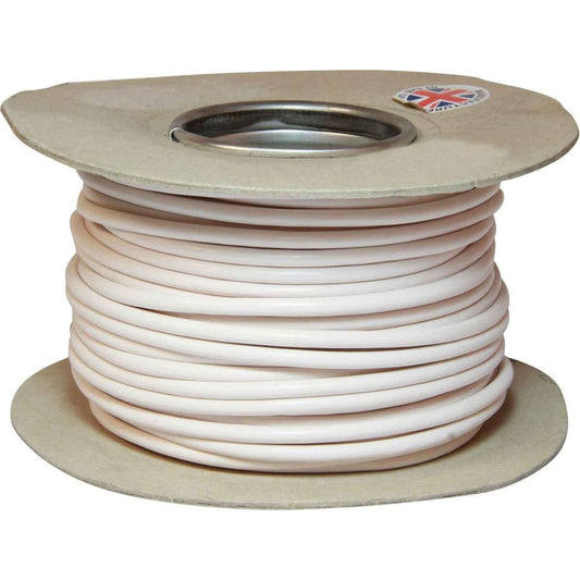 AMC 1 Core 3mm&sup2; White Thin Wall Cable (100m)