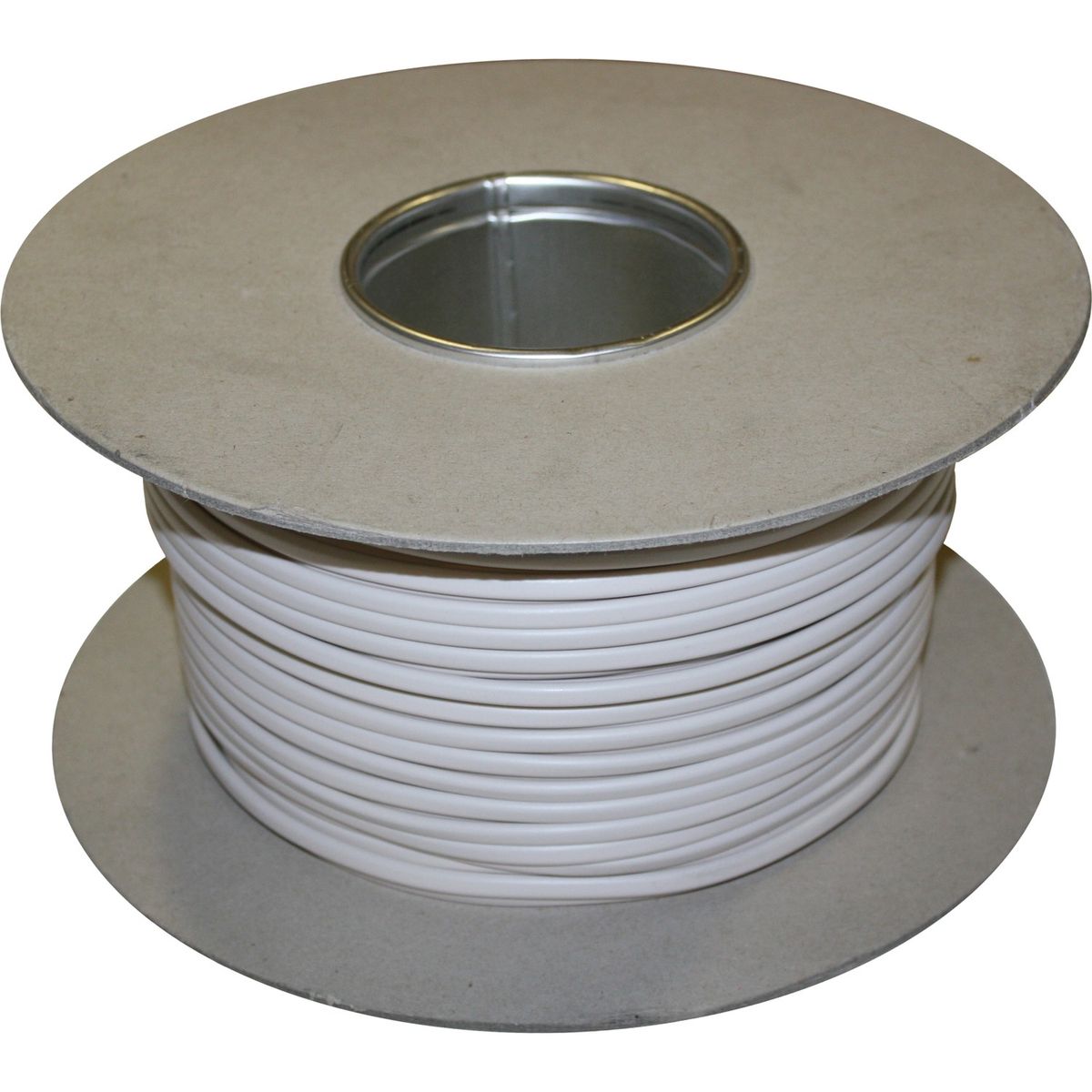 AMC Flat 2 Core 1mm&sup2; White Thin Wall Cable (100m) 8-00837-W