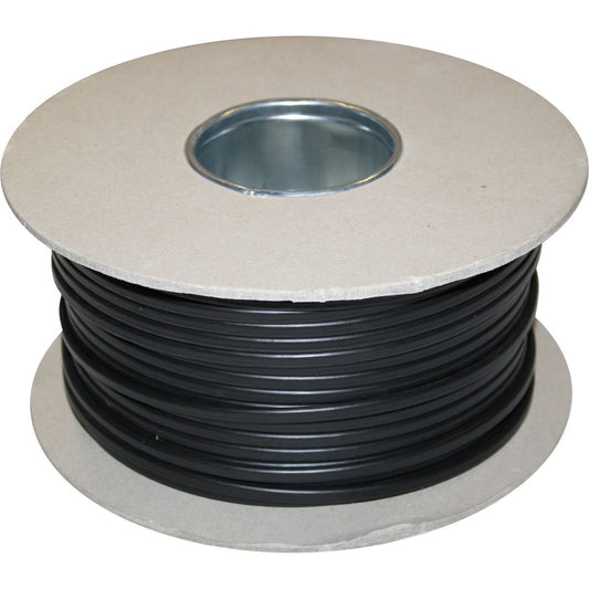 AMC Flat 2 Core 2mm&sup2; Black Thin Wall Cable (100m) 8-00847-BK