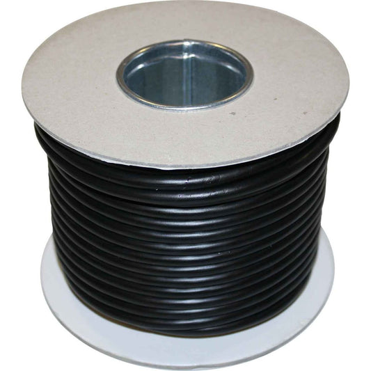AMC 4 Core 1mm&sup2; Black Thin Wall Cable (100m) 8-00867-BK