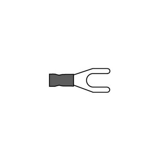 AMC Blue Fork Terminal (6.4mm Wide / 50 Pack)