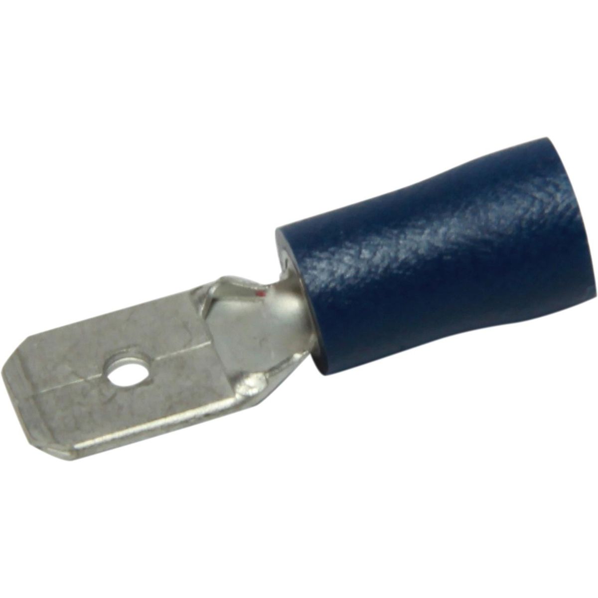 AMC Blue Male Spade Terminal (6.3mm x 0.8mm / 50 Pack)