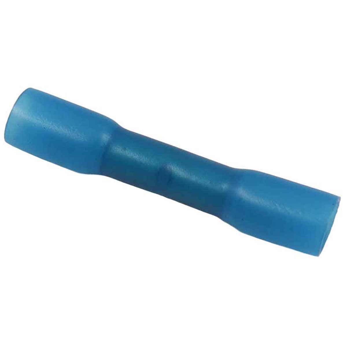 AMC Blue Heat Shrink Straight Connector Terminal (10 Pack)