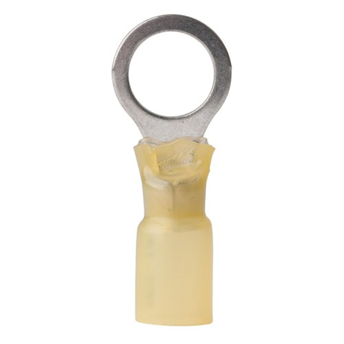 Ancor Yellow Heat Shrink Ring Terminal 9.5mm ID (3-5mm² / 25 Pack)