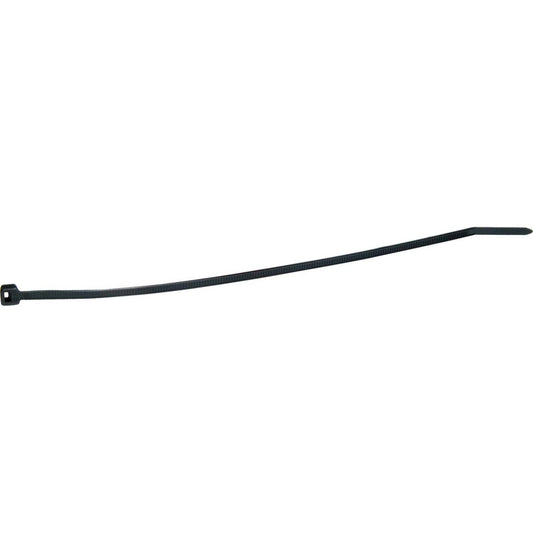 AMC Black Cable Ties in Pack of 100 (200mm x 3.6mm / 18kg) 8-04011-BK